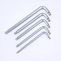 1.5 mm-19 mm Set kunci pas Hex ujung bola CR-V baja metrik kunci Allen dengan semir cermin untuk kerja presisi