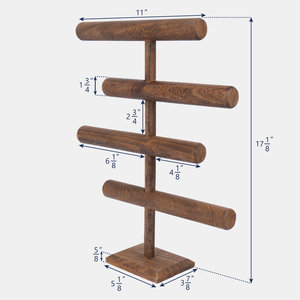 Soporte de joyería de alta demanda Diseño Premium Soporte de joyería de madera más vendido Diseño personalizado Alta calidad a precio mayorista - Product Image 4