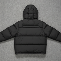 Blouson d'hiver matelassé pour homme, style bomber, avec capuche, streetwear, impression personnalisée, en toile épaisse rembourrée, personnalisable, imperméable