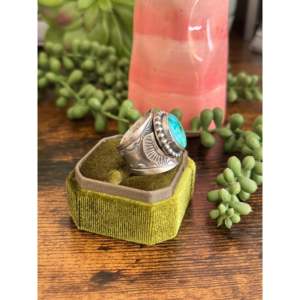 Boyd Ashley Sonoran Mountain <b>Turquoise</b> Sterling Silver <b>Ring</b> Size 10 - Product Image 3