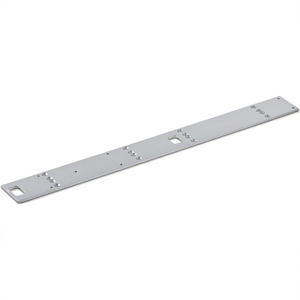 GEZE ECturn Silver <b>Door</b> <b>Plate</b> with Suitable Mounting <b>Plate</b> - Product Image 3