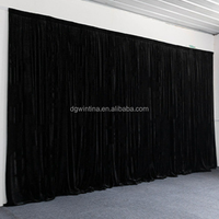 Rideau de fond de scène en velours 10x20 pieds pour mariages, cabines photo, décors de scène, événements et anniversaires