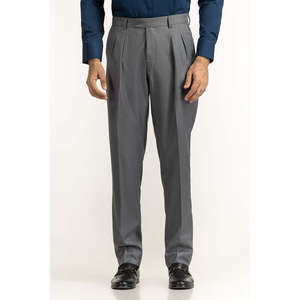 Pantalones de Vestir para Hombre, Corte Regular, Formales, para Negocios, con Decoraciones de Cremallera, Cintura Media, Rectos, de Seda Worsted, Disponibles en Varios Colores, Tallas XL a 4XL - Product Image 3