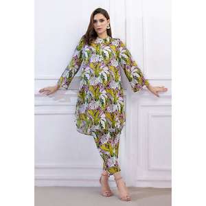 Traje de jardín verde de 2 piezas sin coser para mujer, vestidos boutique hasta la rodilla con cremallera y decoración de diamantes para eventos de ocio - Digital - Product Image 3