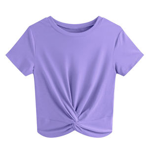 Venta al por mayor 2025 camiseta de verano para las mujeres de alta calidad logotipo personalizado de secado rápido ecológico Venta caliente - Product Image 2