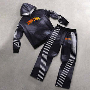 Unisexe 100% coton Broderie délavée Strass Haute demande Mode 500 GSM Poids lourd Techniques d'impression Grande taille Pro - Product Image 1