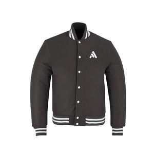 Chaqueta Varsity Bordada de Lana 100% de Alta Calidad, Resistente al Viento, Unisex, de Moda Urbana, Fabricada a Medida - Product Image 3