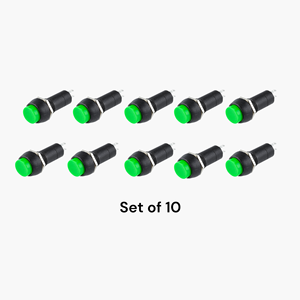 Juego de 10 interruptores de botón de plástico PBS-11B, 5A, IP40, impermeables, combinación 1NO, envío gratis - Product Image 2