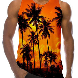 เสื้อกล้ามผู้ชายแบบระเหิดออกแบบได้เองน้ำหนักเบา - Product Image 1