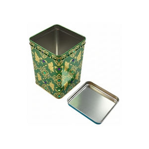 Custom Printed Rectangle Tinplate <b>Cookie</b> Tin <b>Box</b> | Food-Safe Metal Storage for Biscuits & <b>Cookies</b> - Product Image 4