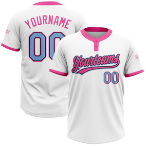 Maillot de baseball pour hommes, nom et numéro personnalisés, tissu en maille de polyester, maillot de baseball pour hommes, tissu en polyester longue durée, uniformes d'équipe - Product Image 5