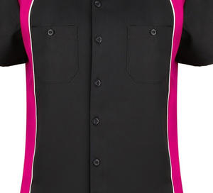 Camisas de trabajo de manga corta para mujer con logotipo personalizado Blusa de oficina de negocios corporativos Fabricante de bordado de impresión - Product Image 4