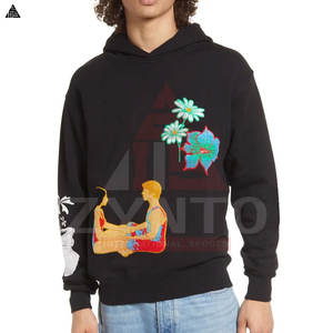 เสื้อฮู้ดดี้ปักลายขนาดใหญ่สำหรับผู้ชาย เสื้อฮู้ดดี้ปักลายผ้าฝ้ายระบายอากาศได้ดีสำหรับผู้ชาย เสื้อฮู้ดดี้ผ้าฝ้ายผสมคุณภาพดีราคาประหยัด - Product Image 6