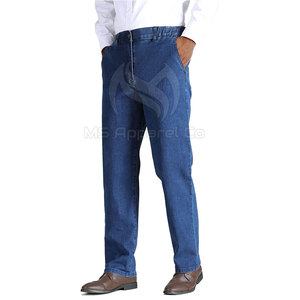 Jeans Rectos Personalizados para Hombre, Estilo Urbano, Sólidos, Transpirables, Ecológicos, para Verano/Otoño/Invierno, Colores y Logotipo Personalizables - Product Image 3
