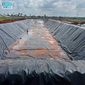 Feuille de plastique noire imperméable haute performance de 0,75 à 3 mm pour applications industrielles, civiles et d'infrastructure, géomembrane HDPE - Product Image 2