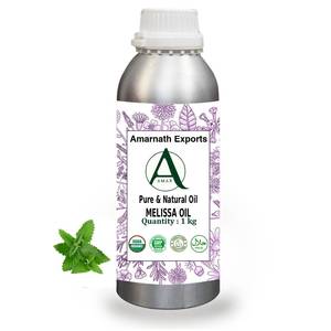 Huile essentielle de Melissa officinale de qualité supérieure 100% pure et naturelle, distillée à la vapeur, huile de soin corporel, huile essentielle de Melissa - Product Image 1