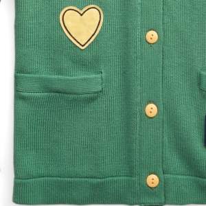 Haute qualité unisexe conçu sur mesure col en v tricoté Cardigan pull brodé grec collège vêtements hiver Style décontracté avant - Product Image 4