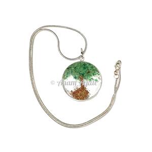 Obtenez des pendentifs personnalisés Chakra Layer Orgone Heart en ligne - Product Image 2