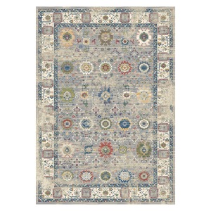 Tapis RUGS DEPOT LXDP-0411, vente en gros, multicolores, neutres, vintage, patchwork, imprimés numériquement, lavables en machine, en chenille, antidérapants - Product Image 1