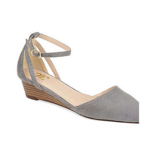 Sandali con Zeppa Argento Arkie da Donna della Collezione Journee, Scarpe Comode e Traspiranti con Suola in EVA, Grigio, Taglia 7.5M - Product Image 2