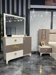 Contemporary <b>Wood</b> Bedroom Set Customizable Convertible Adjustable for Apartment Use Modern Stylish with <b>Storage</b> Home Furniture - Product Image 4