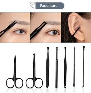 Kit de Manucure Classique Noir Luxe 12 Pièces en Acier Inoxydable, Trousse à Ongles 3-en-1 avec Coupe-Ongles et Étui Portable pour Adulte – Vente Flash - Product Image 4