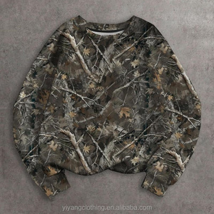 เสื้อสเวตเตอร์ผู้ชายสำหรับฤดูหนาวผ้าคอตตอน100% ฟอกสีกรดผ้าเทอร์รี่กันยับไม่ยับออกแบบ3D ได้ตามต้องการ - Product Image 5