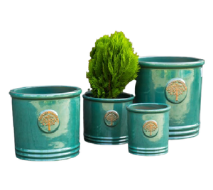 [Leo Nguyen Le] - Vente en gros de grands pots en céramique émaillés, ensemble de 3 pots géants pour plantes d'extérieur, jardin et maison - Product Image 4