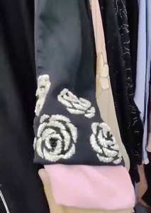 Islamic Elegant Modest Women's Traditional Muslim Clothing Out feet Hand Work Designer Sleeves <b>Abaya</b> Style Kaftan Formal Dubai - Product Image 2