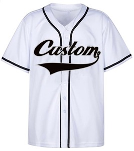 Camisetas de Béisbol Personalizadas 2025 Más Vendidas al Mejor Precio, Impresión por Transferencia de Calor, Tallas Grandes, Transpirables, Baratas, al por Mayor, OEM - Product Image 1