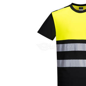 Ropa de trabajo de construcción de seguridad Camisetas Hombres Construcción de manga corta Hi Vis para la venta Camisetas - Product Image 3