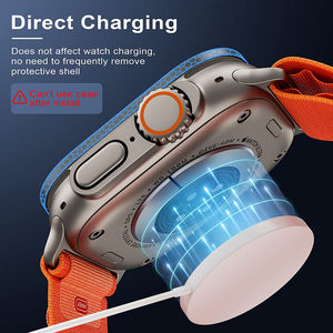 Alüminyum Alaşımlı Kasa + Temperli Cam Apple Watch Ultra <span class=keywords><strong>3</strong></span> 49mm Çizilmez Ekran Koruyucu IWatch Ultra 2 <span class=keywords><strong>3</strong></span> 49mm Kapak Filmi - Product Image 5