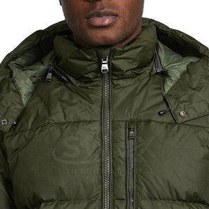 Taille personnalisée Streetwear à capuche bulle veste d'hiver pour hommes nouveau style Offre Spéciale hommes à capuche bulle veste d'hiver - Product Image 3