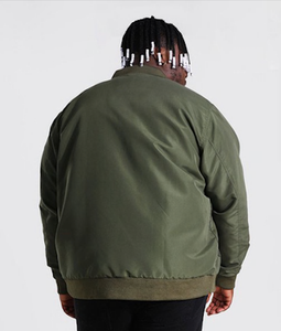 Blouson Bomber Uni de Haute Qualité au Design Moderne, Blazer Homme Personnalisé, Blouson Bomber en Satin Coupe-Vent pour Hommes - Product Image 2