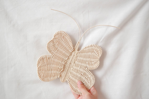 Accesorios para colgar en la pared hechos a mano de ratán baratos suministros de decoración del hogar fiesta artesanal productos al por mayor artículos de arte moderno - Product Image 4