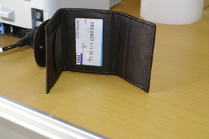 HMB-0699A Men's Luxury Fashion BiFold Genuine Leather <b>Wallet</b> Short RFID Protected Cover Closure Cotton Lining Pocket Size - Product Image 6