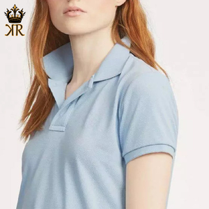 Chemises polo pour femmes en coton 100% respirant, vêtements décontractés en gros, nouveau style, chemises polo pour femmes - Product Image 2