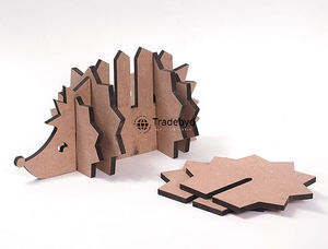 Tradebyd MDF sous-verres ensemble de 4 sous-verres élégants pour la protection de la table basse sous-verres décoratifs en gros fournisseur - Product Image 4