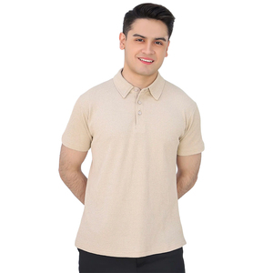 Men <b>Classic</b> Fit Short Sleeve Polo Shirt Lightweight Breathable Cotton Knit Tee for Casual Business Summer Wear - Product Image 1