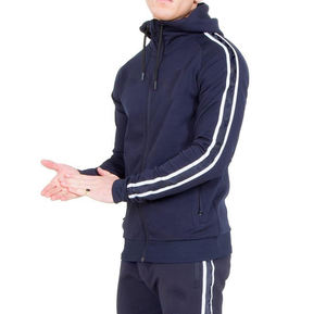 เสื้อฮู้ดผ้าคอตตอนสไตล์สตรีทสำหรับผู้ชายปักลาย - Product Image 4