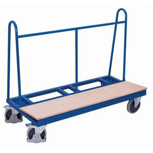 Carretilla Industrial Variofit con Panel, Cuatro Ruedas, Capacidad de Carga 500 Kg, Personalizable OEM, Área de Carga 1,500 x 370/900 mm - Product Image 1