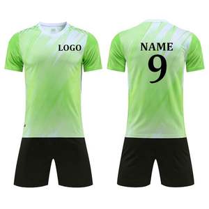 ชุดฟุตบอลแบบกำหนดเองสำหรับทีม เสื้อฟุตบอลและกางเกงขาสั้นระบายอากาศ ชุดกีฬาแห้งเร็ว - Product Image 4