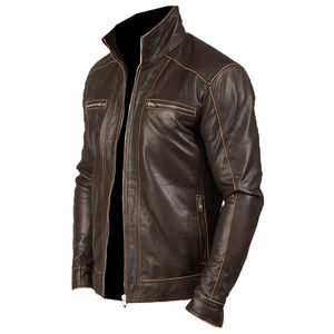 Blousons en cuir pour motards grands et robustes, alliant style robuste et protection supérieure pour les motards exigeants. - Product Image 5