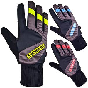 Gants de vélo d'hiver légers à doigts complets, antidérapants, coupe-vent en cuir synthétique pour le cyclisme et les activités de plein air - Product Image 4