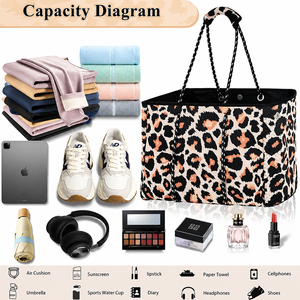 Wholesale Clearance Neoprene <b>Beach</b> Tote <b>Bag</b> Large Capacity Quick Dry Summer Handbag - Product Image 6