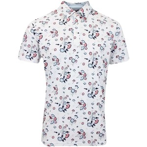Fabricant de polo imprimé par sublimation respirant logo personnalisé broderie polo de golf t-shirt strech floral polo personnalisé pour hommes - Product Image 6