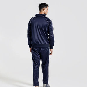 Ensemble de survêtement pour homme 100% polyester, cordon de serrage, coupe régulière, coupe ajustée, jogging, équipement de sport, séchage rapide, respirant, léger pour - Product Image 6