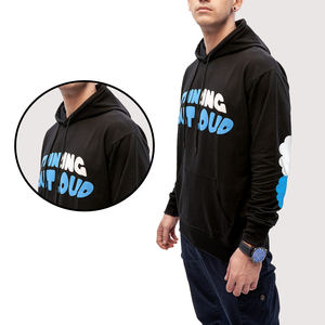 เสื้อฮู้ด Y2k โอเวอร์ไซส์สำหรับผู้ชายเสื้อวอร์มพิมพ์ลายพัฟโลโก้ออกแบบได้ตามต้องการ - Product Image 5