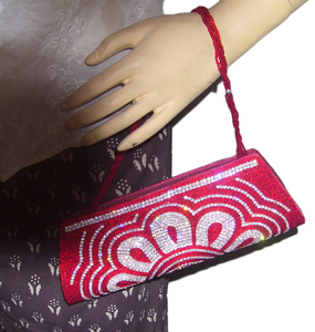 Bolso de mano de noche de cristal para mujer, Cartera de boda, para graduación, boda, fiesta, dorado - Product Image 4