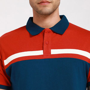 Camiseta de polo de alta calidad para hombre, parche bordado con logotipo impreso personalizado, ropa activa de estilo sólido único, Top OEM ODM con servicio - Product Image 6